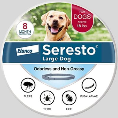 Seresto Flea & Tick Collar For Dogs Over 18 lbs
