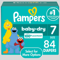 Pampers Baby Dry Diapers Size 7, 84 Count