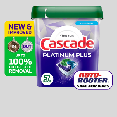 Cascade Platinum Plus Dishwasher Pods