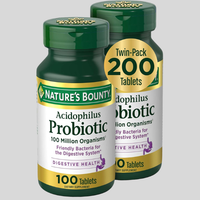 Nature's Bounty Acidophilus Probiotic, Daily Probiotic Supplement