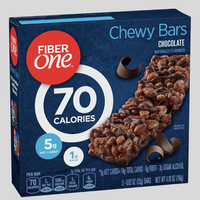 Fiber One 70 Calorie Chocolate Bars, 5 Bars (Pack of 6)