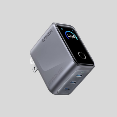 Anker Prime Charger, 160W 3-Port Compact GaN USB C Charger Block