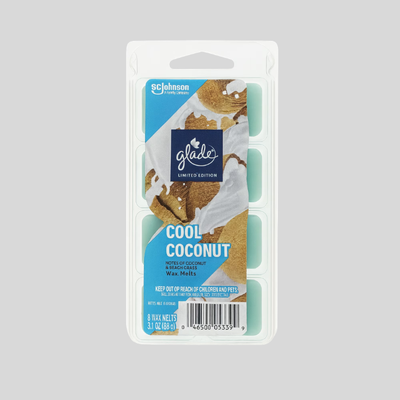 Glade Cool Coconut Wax Melts - 8CT
