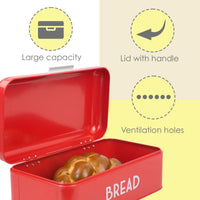 Home Basics Grove Bread Box For Kitchen Counter