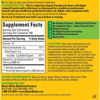 Nature Made Extra-Strength Vitamin D3 5000 IU (125 mcg) Gummies (200 Count)
