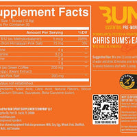 RAW Essential Pre-Workout Powder (Orange) - Chris Bumstead Sports Nutrition Supplement